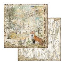 Paper Pad Stamperia Forest 12x12 Tum till scrapbooking, pyssel och hobby