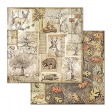 Paper Pad Stamperia Forest 12x12 Tum till scrapbooking, pyssel och hobby
