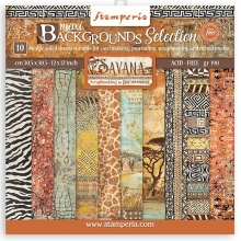 Paper Pack Stamperia - Savana - Backgrounds