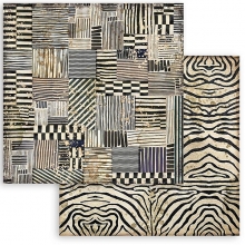 Paper Pad Stamperia Savana Backgrounds 12x12 Tum
