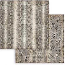 Paper Pad Stamperia Savana Backgrounds 12x12 Tum