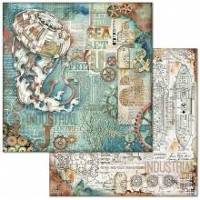 Paper Pack Stamperia Sea World 8x8 Tum Pappersblock Pad 4 8