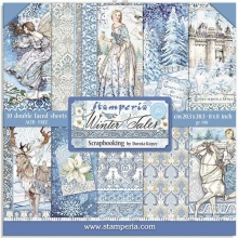 Paper Pack Stamperia - Winter Tales - 8x8 Tum