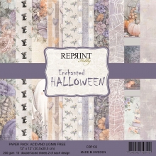 Paper Pad Scrapbooking Papper Enchanted Halloween - Reprint
