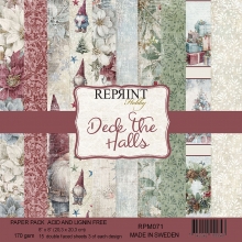 Paper Pad 8x8 - Deck the Halls - Reprint
