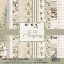 Paper Pad 8x8 - Cozy Christmas - Reprint
