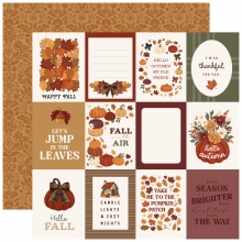Paper Pad Carta Bella - Here Comes Autumn - 6x6 Tum - 24 ark