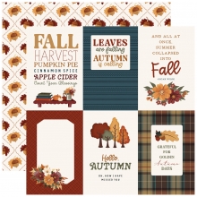 Paper Pad Carta Bella - Here Comes Autumn - 6x6 Tum - 24 ark