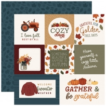 Paper Pad Carta Bella - Here Comes Autumn - 6x6 Tum - 24 ark