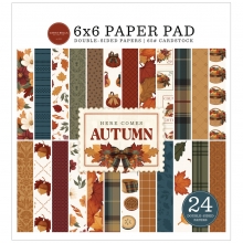 Paper Pad Carta Bella - Here Comes Autumn - 6x6 Tum - 24 ark