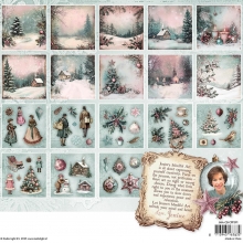 Paper Pad 8x8 Tum Collage Kit - Christmas Blush - Studio Light