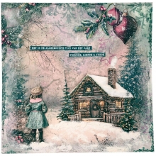 Paper Pad 8x8 Tum Collage Kit - Christmas Blush - Studio Light