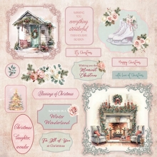 Paper Pad 8x8 Christmas Rose - Topper Pad Crafter's Companion