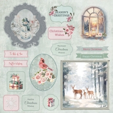 Paper Pad 8x8 Christmas Rose - Topper Pad Crafter's Companion