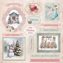 Paper Pad 8x8 Christmas Rose - Topper Pad Crafter's Companion