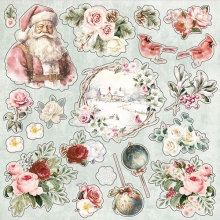 Paper Pad 8x8 Christmas Rose - Topper Pad Crafter's Companion