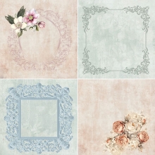 Paper Pad 8x8 Christmas Rose - Topper Pad Crafter's Companion