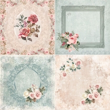 Paper Pad 8x8 Christmas Rose - Topper Pad Crafter's Companion