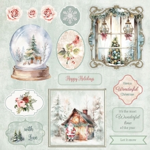 Paper Pad 8x8 Christmas Rose - Topper Pad Crafter's Companion