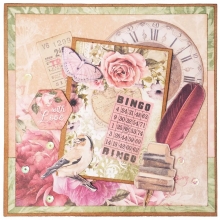 Paper Pad A4 - DIY Block Studio Light - Vintage Roses