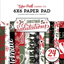 Paper Pad Echo Park - Christmas Salutations - 6x6 Tum