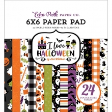 Paper Pad Echo Park - I Love Halloween - 6x6 Tum