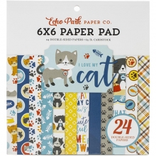 Paper Pad Echo Park - I Love my Cat - 6x6 Tum