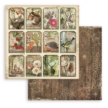 Paper Pad Stamperia Forest 12x12 Tum till scrapbooking, pyssel och hobby
