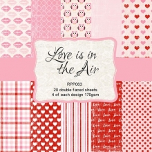 Paper Pad Reprint - Love is in the Air - 6 x 6 Tum