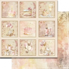 Paper Pad Scrapbooking Reprint Congratz Birthday Födelsedag