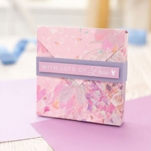 Paper Pad Pearlescent - 12x12 Crafters Companion - Spring Sorbet