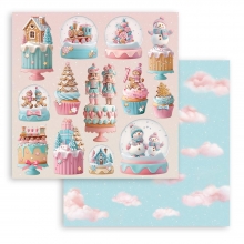 Paper Pad 8x8 Stamperia - Candy Christmas