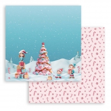 Paper Pad 8x8 Stamperia - Candy Christmas