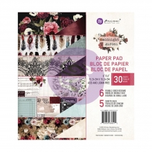 Paper pad 6x6 - Prima Marketing - Midnight Garden