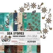 Paper Pad Craft o Clock Seaside Stories 6x6 Tum Pappersblock 4 8