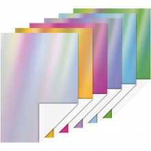Paper Pad Iridescent Färgade metalliska papper