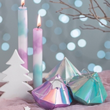 Paper Pad Iridescent Färgade metalliska papper