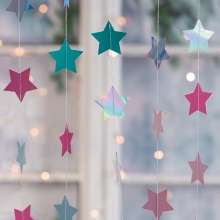 Paper Pad Iridescent Färgade metalliska papper