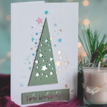 Paper Pad Iridescent Färgade metalliska papper