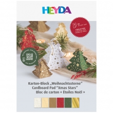 Kartong A4 - Julpapper Med Stjärnor För Pyssel