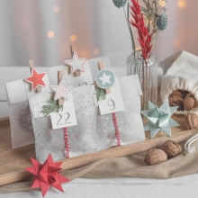 Transparent Papper A4 - 10 ark - Vellum Christmas Stars