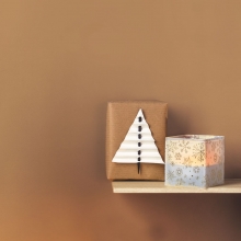 Transparent Papper A4 - 10 ark - Vellum Christmas Stars Metallic