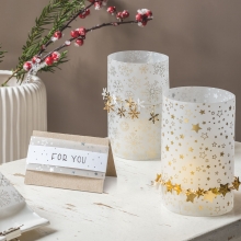 Transparent Papper A4 - 10 ark - Vellum Christmas Stars Metallic