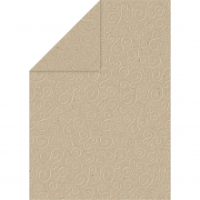 Embossed Wedding Paper A4 - Brown Grey 220 gsm