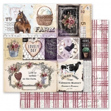 Paper Pad Prima Marketing - Farm Sweet Farm - 12x12 Tum