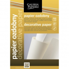 Strukturpapper A4 - Canvas White - 50 st - 120 g