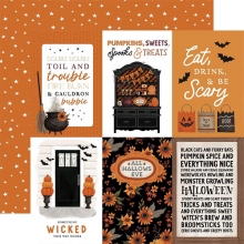 Papper Carta Bella - Halloween - 4x6 Journaling Cards