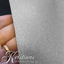 Glitterpapper A4 Paper Line 120 gr Silver 10-pack
