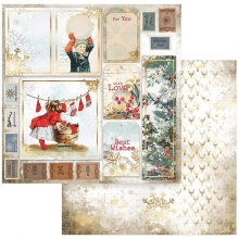 Papper Stamperia - Romantic Christmas - Cards