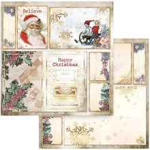 Papper Stamperia - Romantic Christmas - Santa Claus